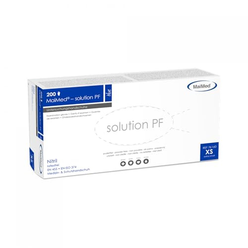 MaiMed® solution PF Einmalhandschuhe Nitril, blau 200 Stck.