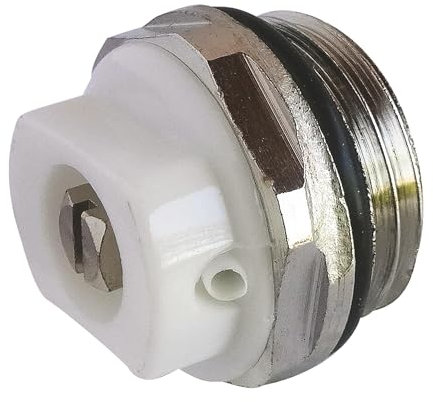 SOMATHERM FOR YOU, Bouchon Purgeur Orientable M15/21 - Autoétanche avec joint torique intégré, s'adapte à tous les radiateurs avec orifice 15/21, idéal pour eau chaude et froide