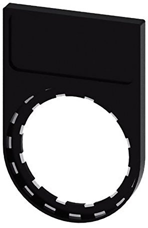Siemens SIRIUS ATC portaplaquita unten schwarz Aufschrift 125 x 27 mm
