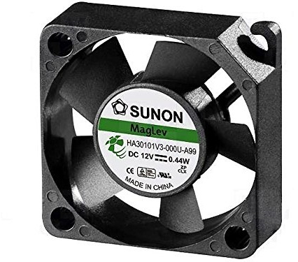 Sunon Lüfter 30x30x10mm HA30101V3-G99 DC 12V 7000 U/min 15dBA Vapo 3-pin Stecker für Desktop