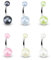 beyoutifulthings Bauch-nabelpiercing 2 ACRYL-Kugeln 8mm Set 1,6mm 10mm Nabel-Piercing Chirurgenstahl Bananabell Silber viele Farben