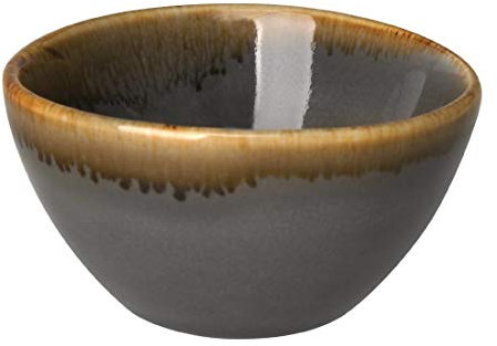 Olympia Kiln Dipping Pot Grey 70mm (12 Pack) - Mini Pots for Sauces, Condiments, Dishwasher and Microwave Safe HC378