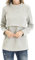 Smallshow Damen Fleece Stilloberteile Winter Langarm Stillkleidung für Stillen M Light Grey