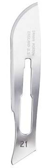 Swann Morton No 21 Sterile Stainless Steel Blades