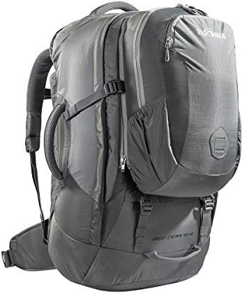 Tatonka 1139 Great Escape 50+10 - Reiserucksack mit abnehmbarem 10l-Daypack - für Herren und Damen - 60 Liter - 64 x 30 x 18 cm - Titan Grey