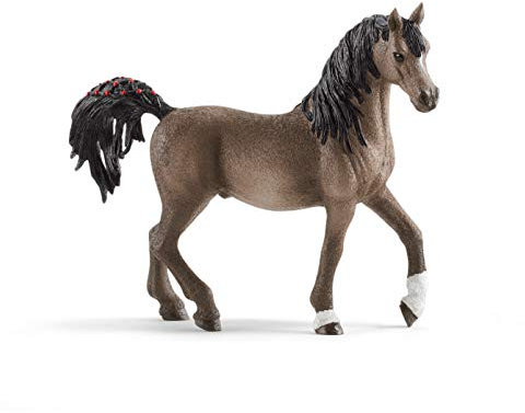 schleich 13907 Araber Hengst, für Kinder ab 5-12 Jahren, HORSE CLUB - Spielfigur