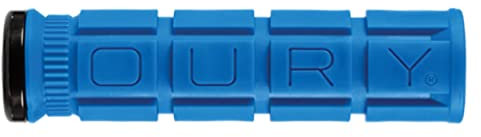 Oury Lenkergriffe V2 Single-Clamp Lock-On, 135 mm / 135 mm, Deja Blau, OSLOOG