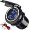 GemCoo QC 3.0 USB Auto Steckdose KFZ Ladegerät 12 V/24 V 36 W mit Touch Schalter Zwei Quick Charge 3.0 Ladeports Schnellladung für Fahrzeuge KFZ Boot Motorrad LKW Wohnwagen Marine (Weiß)
