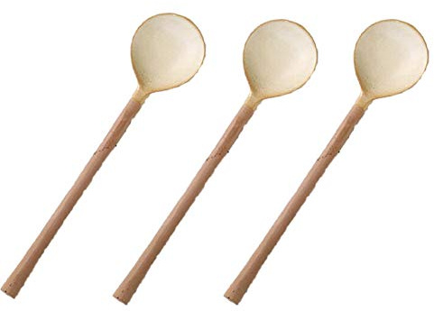 3 Ensembles De Petites Cuillères à Café en Céramique Petites Cuillères En Porcelaine Rétro Mini Cuillères à Café Cuillères à Dessert à Café