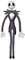 Disney Store Stoffpuppe Jack Skellington, Nightmare Before Christmas, 68 cm / 27'', Kuscheltier mit großer plastischer Schleife, für alle Altersstufen geeignet, Mehrfarbig