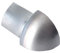 Dalsys 8mm Coin Extérieur Rail Quart de Rond Inox Brossé, Accessoire Carrelage