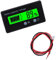 VooGenzek Compteur de Batterie CC, Moniteur de Voltmètre de Capacité de Batterie, Indicateur de Batterie d'acide de Plomb, Écran LCD DC 12V 24V 36V 48V (Lumière Vert)