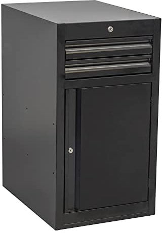 Unior Werkzeugkommode schmal 2 Schubladen und Tür 475x650x870