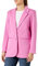 ICHI IHKATE SUS OVERSIZE BL Damen Blazer Longblazer Jacke Long-Blazer mit Knöpfen Stretch und Reverskragen, Größe:XL, Farbe:Super Pink (172625)