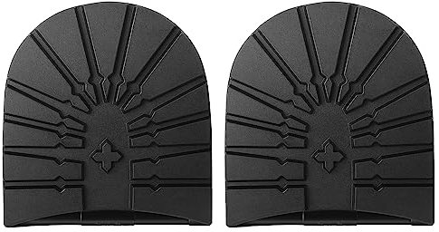 Yosoo Health Gear Rubber Sole Heel Savers Classic Shoe Repair Kit DIY Stick-on Heels Anti-Slip Shoe Soles, Shoe Repair Pads, Boot Sole Replacement Kit Shoes Repair Accessories (Heel Soles)