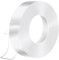HOMMAND Ruban Adhésif Double Face Extra Fort, Ruban Adhésif Double Face en Acrylique Imperméable et Transparent, Ruban Adhésif Amovible pour Murs/Moquettes/Tapis de (5M x 3CM x 2MM)