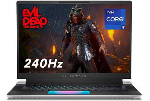 Alienware X16 R1 - Laptop para juegos - visualización QHD+ de 16 pulgadas de 240 Hz, Intel Core i9-13900HK, 32 GB LPDDR5 RAM, 1 TB SSD, NVIDIA GeForce RTX 4080 12 GB GDDR6, Windows 11 Home - Lunar