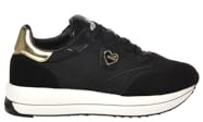 Love Moschino, Sneakers Donna, Nero, 35 EU