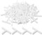 QUARKZMAN 200pz Distanziatori in Plastica a Forma di T per Piastrelle Parete Pavimento 2mm 1/12 Distanziatori Piastrelle per Installazione Piastrelle Ceramiche, Bianco
