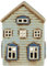 B Laursen Lichthaus THORSHAVN für Teelicht HELLBLAU 16 cm Haus Teelicht Keramik