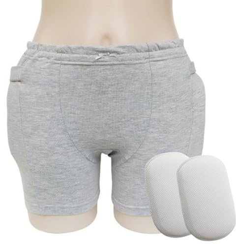 MhaRt Pantalon de Protection Contre Les fractures de la Hanche, Short de Protection de la Hanche pour Personnes âgées, Pantalon de Protection résistant aux Chutes, Confortable et Respirant