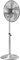 Daewoo 16 Inch Pedestal Fan Chrome With Acrylic Fans For A Quitter Operation, With Oscillation, Adjustable Height, Tilt Up And Down, 3 Speed Settings, Suitable For All Floor Types