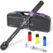 UYECOVE Drehmomentschlüssel 1/2, 20-220Nm Drehmomentschlüssel Auto Drehmomentschlüssel Set 6Tlg.1/2 auf 3/8 Adapter mit 125 mm Verlängerungsstange Torque Wrench