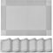 Artoid Mode Silber Grau PVC Platzsets 6er Set, 30x45cm Tischsets Waschbar Schmutzabweisend Hitzebeständig Platzdeckchen Zuhause Küche Deko