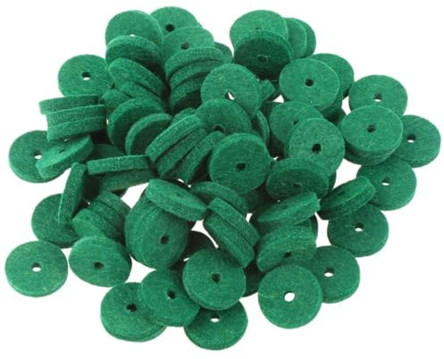 NHP Piano Felt Pads,90 Pcs Unterlegscheiben Set,Klavier-Schallschutzteppich,22mm Piano Felt Kissen Piano Felt Unterlegscheiben Piano Leveling Key Unterlegscheiben,Piano Parts Ersatz