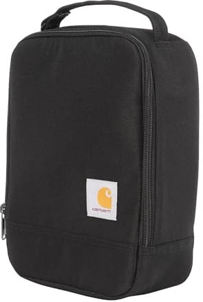 Carhartt Insulated Lunch Cooler for Men and Women, Fully Insulated Lunch Pale for Work, Outdoor, and Everyday Use, Black