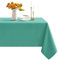Romanstile Tischdecke Outdoor abwaschbar 140x240 cm Türkis Petrol rechteckig wasserabweisend Tischtuch Table Cloth Tischwäsche Deko für Geburtstag,Party,Garten,Frühling,Sommer,Terrasse,Hochzeit,Ostern