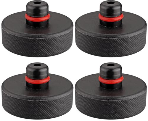 EYPINS 4X Gummiauflage Wagenheber für Tesla Model 3/Y/X/S Wagenheber Gummiauflage Robust und Praktisch, Jack Lift Pad Gummi Jack Pad Werkzeug Chassis mit einem Aufbewahrungskoffer