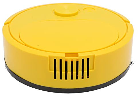 Yosoo Health Gear Table Vacuum Cleaner, Mini Smart Sweeping Robot Portable Wireless Small Robot Vacuum High Suction Power Dust Cleaner for Desktop, Office, Car (Yellow)