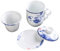 PHENOFICE 1 Ensemble De Tasses À Thé En Porcelaine Bleue Et Blanche, Bol À Thé Chinois, Tasse À Thé, Soupière Chinoise, Tasse À Thé Vintage, Soupière Classique, Tasse À Thé Kung Fu, Tasse À