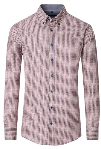 CASAMODA Freizeithemd Langarm Print Comfort Fit