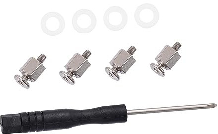 Tofficu Kit De Tornillos Para Ssd M.2 Ngff/nvme 2 Piezas Acero Inoxidable Montaje Para Placa Base Compatible Computadoras y Electrónica Durable y Resistente