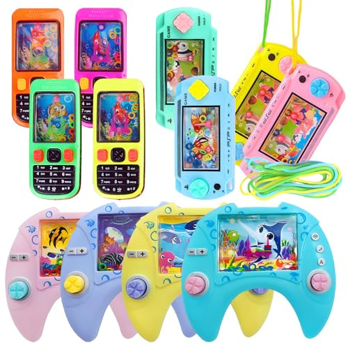 12 Stücks Wasserflipper Kinder Wasser Flipper Ring Geduldsspiel Kinder (Zufällige Farbe) Kleines Spiel für Kind und Erwachsene Verwendet für Partys Unterhaltung Entspannung und Schulaktivität