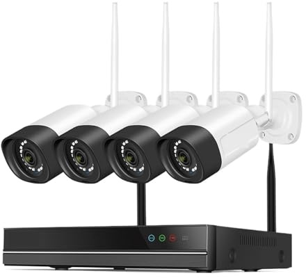 5MP WiFi Überwachungskamerasystem Farbnachtsicht P2P Drahtlose Straßensicherheit CCTV-Kamera-Kit 10CH NVR-Videoset Bewegungserkennung