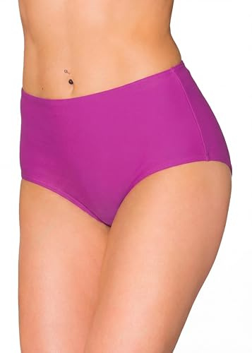 Aquarti Bikinihose Damen mit Hohem Bund Große Größen | Aquarti Klassische Bikinihosen für Damen