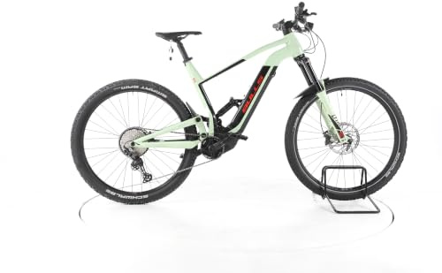 Bulls E Bike E-Stream EVO AM 2 E-Bike Fully Damen Herren 29 Zoll Elektrofahrrad, Brose 90 Nm 555 Wh, 12 Gänge, Federgabel Hydraulische Scheibenbremse 185-199 cm grün (Generalüberholt)