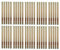 100 OHRKERZEN ZweiohrkerZen® Bienenwachs und Trägermaterial Baumwolle (50 Paar) mit Abbrennmarkierung und Filter - Geruch neutral - Hopi Candle