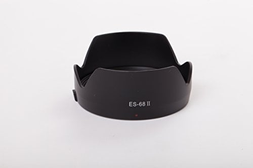 vhbw Paraluce compatibile con Canon EF 50mm f/1, 8 STM 49 mm obiettivo nero, plastica, tulipano, 8,4 cm