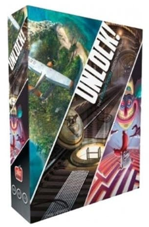 Space Cowboys Age 10+, Unlock! Escape Adventures, Card Game, Ages 10+, 2-6 Players, 60 Minutes Playing Time