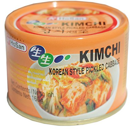 12x160g Hosan Kimchi eingelegtes fermentiertes Gemüse (scharf)