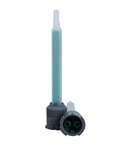 MW 10 Stück Mischdüse/Statikmischer für 2K Kleber - Klar - Holzwerkstoff, Kunststoff, Keramik, Glas, Wand, Vinyl - Flüssig - Mischverhältnis 1:1, 2:1, 4:1, 10:1 - Perfektes Mischen des Klebstoffs