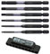 Vessel SS16H-6PSA Hex Screwdriver Bit Set, Set of 6 (Holder Included)