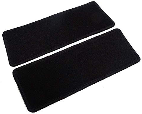 Mertex Automatte Autoteppich Premium schwarz 44942-P-S (orange, 2 Einstiegsmatten)