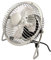 Schallen Mini Portable USB Powered Desktop Office Computer, PC, Mac, Laptop Cooling Desk Table Fan (Chrome)