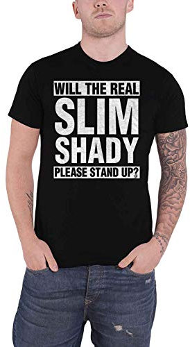 T-Shirt # L Unisex Black # the Real Slim Shady