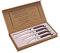 LAGUIOLE - 40268488 Set di 4 coltelli Multiuso in Acciaio Inossidabile con Manico in Legno Marrone Pakka -